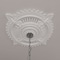 Ekena Millwork Haylynn Ceiling Medallion (Fits Canopies up to 1 1/4"), 29 1/8"OD x 1 1/4"ID x 4"P, Primed White CM29HY - alternate 4